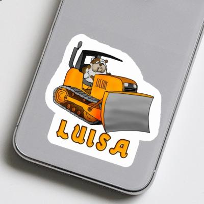 Luisa Sticker Bulldozer Notebook Luisa Sticker Bulldozer Gift package Image