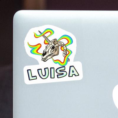 Totenkopf Sticker Luisa Laptop Image