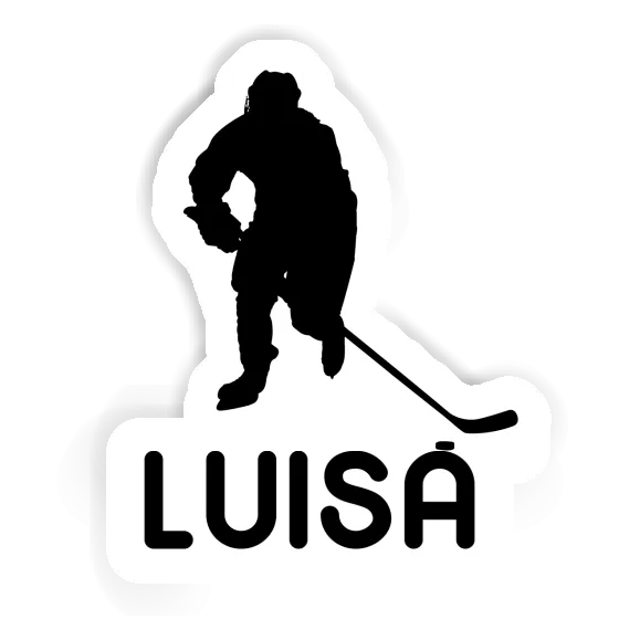 Joueur de hockey Autocollant Luisa Notebook Joueur de hockey Autocollant Luisa Gift package Image