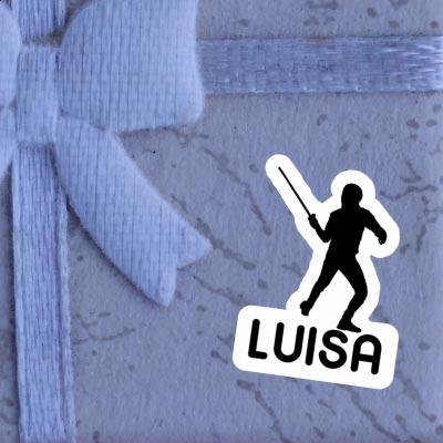 Sticker Fencer Luisa Gift package Image