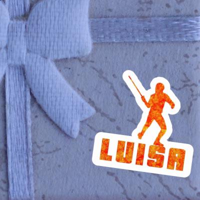 Sticker Fencer Luisa Gift package Image