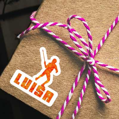 Sticker Fencer Luisa Notebook Image