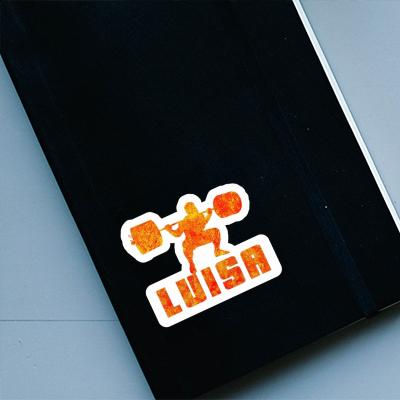 Weightlifter Sticker Luisa Notebook Image