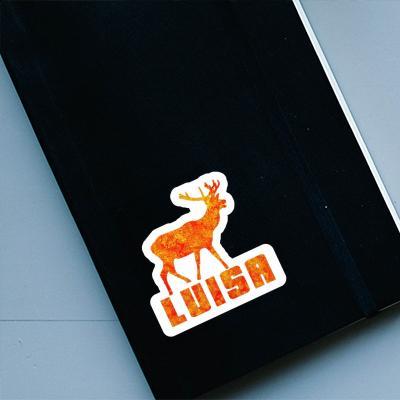 Sticker Hirsch Luisa Laptop Image