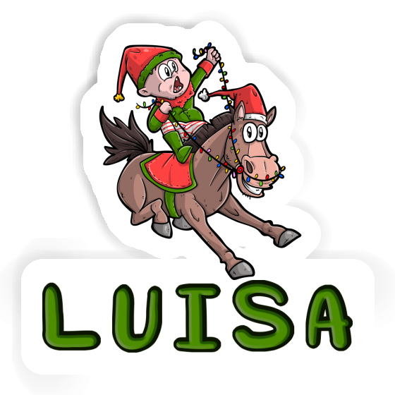 Luisa Autocollant Cheval Notebook Luisa Autocollant Cheval Gift package Image