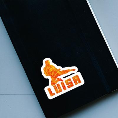 Sticker Luisa Karateka Laptop Image