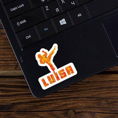 Karateka Sticker Luisa Notebook Karateka Sticker Luisa Notebook Image