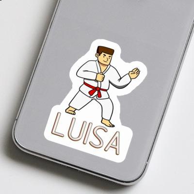 Karateka Sticker Luisa Notebook Image
