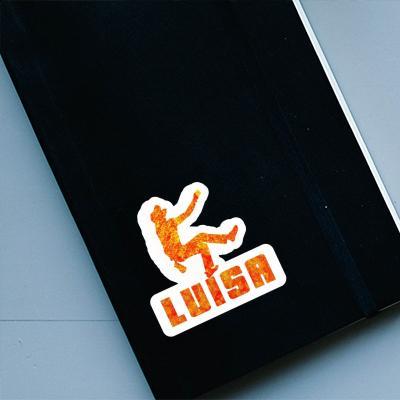 Luisa Sticker Climber Notebook Image
