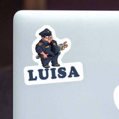 Polizist Sticker Luisa Notebook Polizist Sticker Luisa Notebook Image