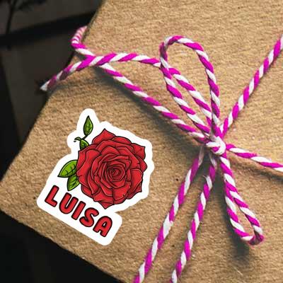 Fleur de rose Autocollant Luisa Notebook Fleur de rose Autocollant Luisa Gift package Image