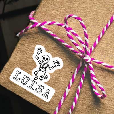 Aufkleber Luisa Totenkopf Notebook Aufkleber Luisa Totenkopf Gift package Image