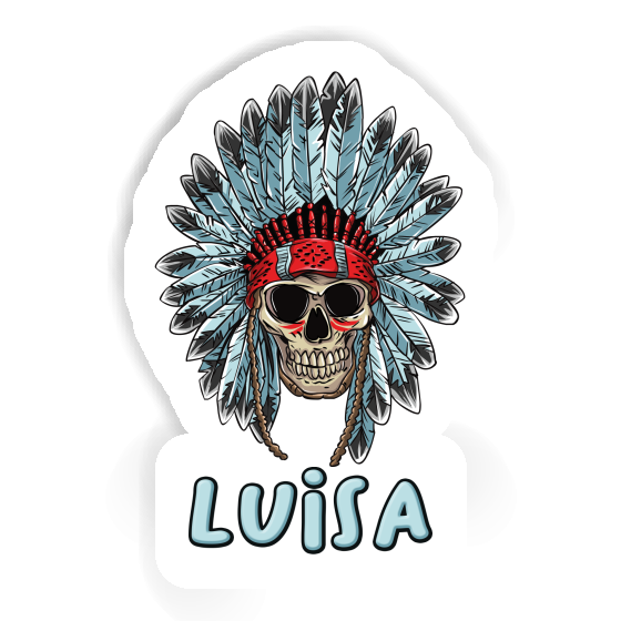 Luisa Sticker Indianer Totenkopf Luisa Sticker Indianer Totenkopf Image
