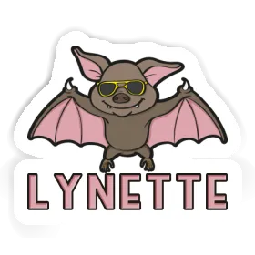 Aufkleber Lynette Fledermaus Image