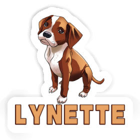 Aufkleber Boxerhund Lynette Image