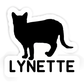 Sticker Lynette Cat Image