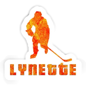 Sticker Lynette Eishockeyspieler Image