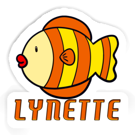 Lynette Aufkleber Fisch Image