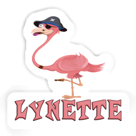 Aufkleber Flamingo Lynette Image