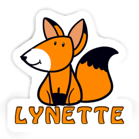 Fuchs Aufkleber Lynette Image