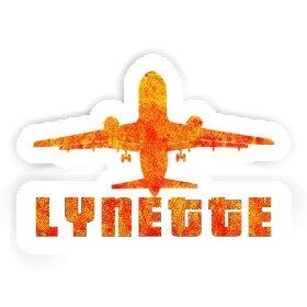 Aufkleber Lynette Jumbo-Jet Image