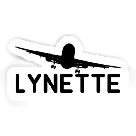 Aufkleber Lynette Flugzeug Image