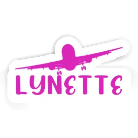Flugzeug Sticker Lynette Image