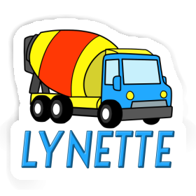 Lynette Aufkleber Mischer-LKW Image