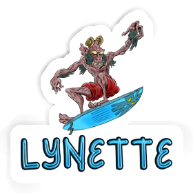 Surfer Sticker Lynette Image