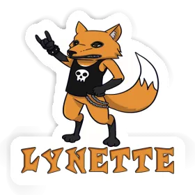 Aufkleber Rocker-Fuchs Lynette Image