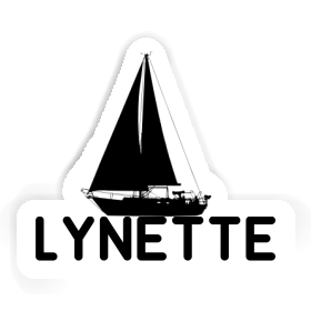 Lynette Sticker Segelboot Image