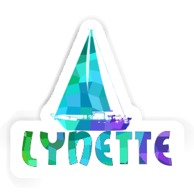 Lynette Sticker Segelboot Image