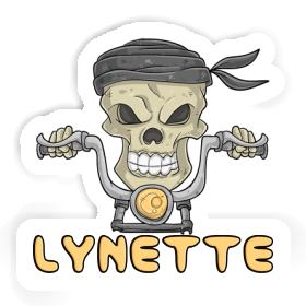 Lynette Aufkleber Motorradfahrer Image