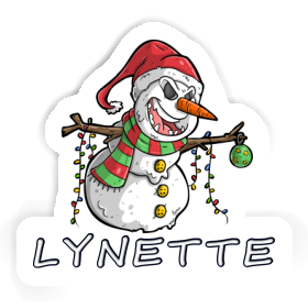 Snowman Sticker Lynette Image