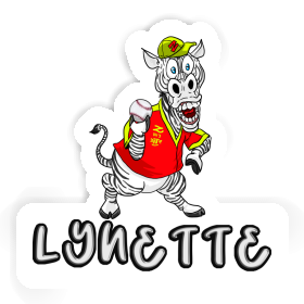 Sticker Baseballspieler Lynette Image