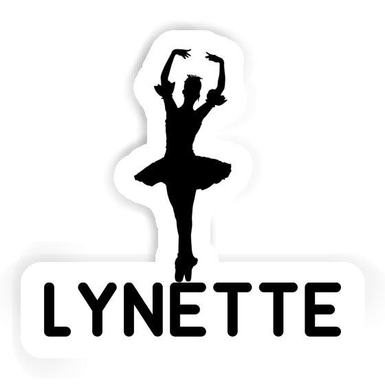 Lynette Autocollant Ballerine Laptop Image