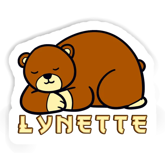 Bear Sticker Lynette Laptop Image