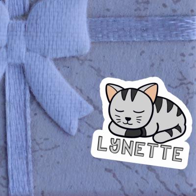 Cat Sticker Lynette Notebook Image