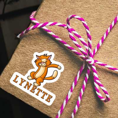 Sticker Dabbing Cat Lynette Notebook Sticker Dabbing Cat Lynette Notebook Image