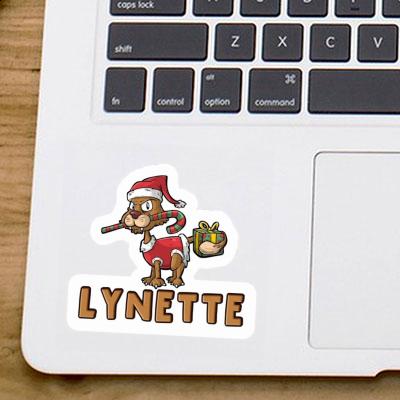 Aufkleber Lynette Weihnachtskatze Notebook Aufkleber Lynette Weihnachtskatze Notebook Image