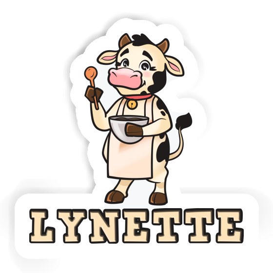 Autocollant Lynette Vache Autocollant Lynette Vache Image
