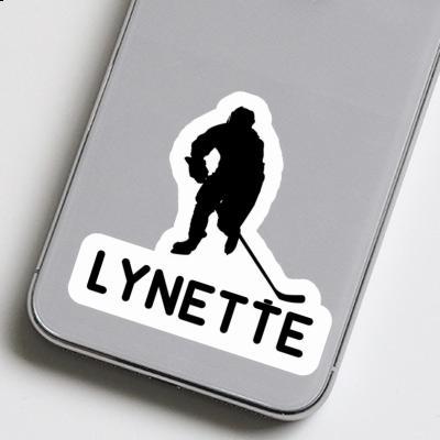Sticker Hockey Player Lynette Notebook Sticker Hockey Player Lynette Gift package Image