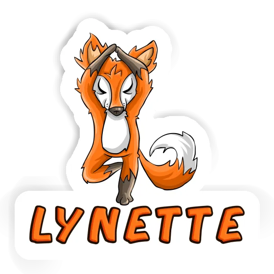 Aufkleber Lynette Yoga Fuchs Laptop Aufkleber Lynette Yoga Fuchs Laptop Image