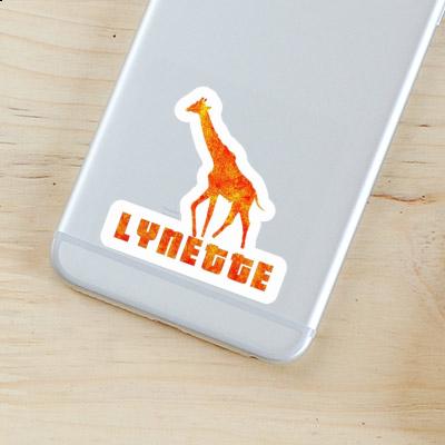 Sticker Lynette Giraffe Notebook Image