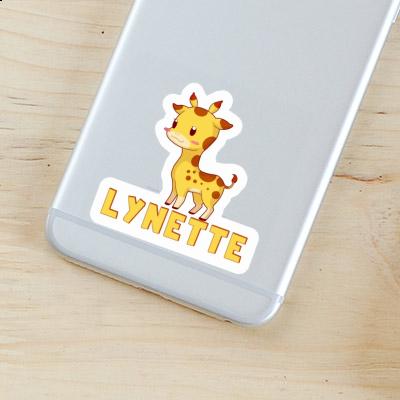 Lynette Sticker Giraffe Notebook Image