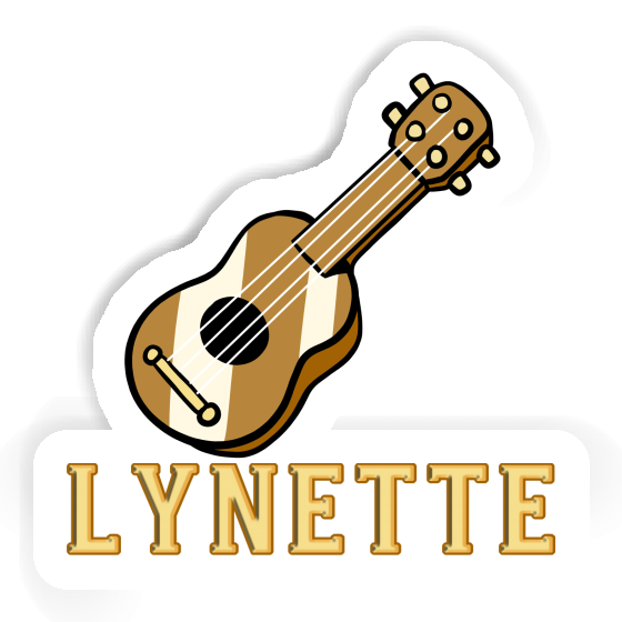 Lynette Autocollant Guitare Notebook Image