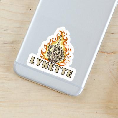 Lynette Aufkleber Mittelfinger Laptop Lynette Aufkleber Mittelfinger Laptop Image