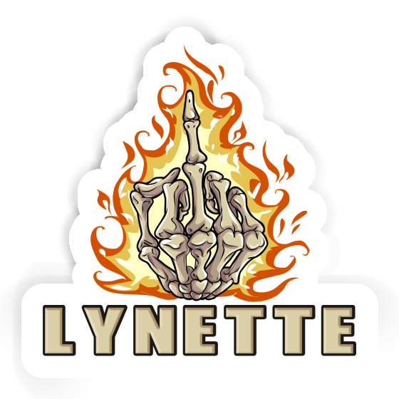 Lynette Aufkleber Mittelfinger Lynette Aufkleber Mittelfinger Image