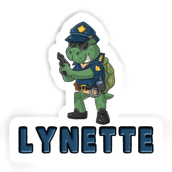 Lynette Aufkleber Polizist Notebook Lynette Aufkleber Polizist Gift package Image