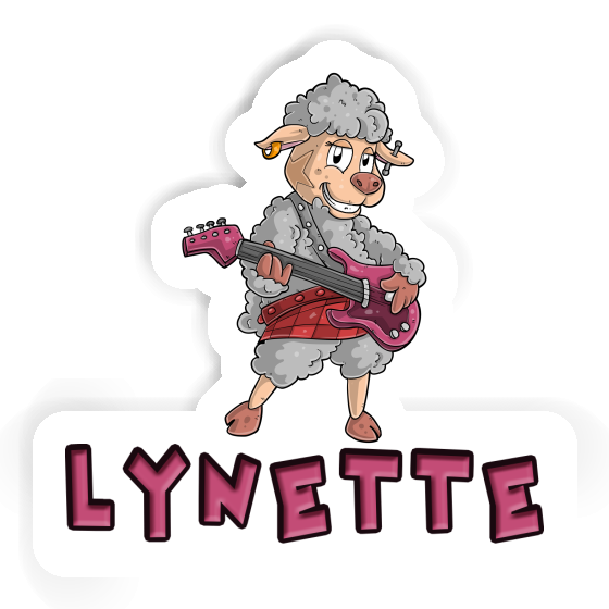 Lynette Autocollant Rockergirl Notebook Image